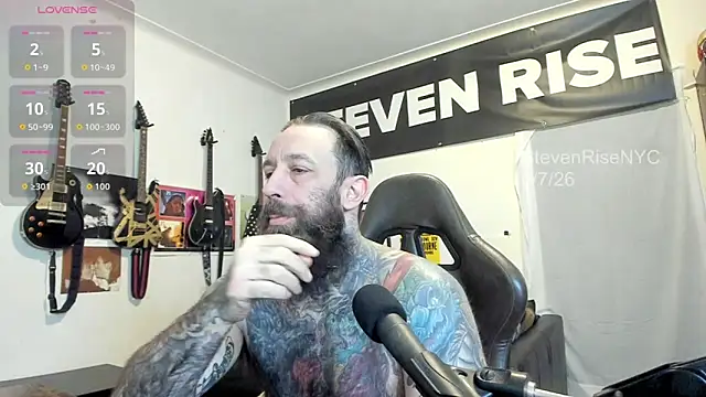 Snapshot of StevenRiseNYC chatting on February 7, 2026, 12:24 pm StevenRiseNYC online show from February 7, 2026, 12:24 pm