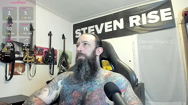 Snapshot of StevenRiseNYC chatting on March 6, 2026, 12:55 pm StevenRiseNYC online show from March 6, 2026, 12:55 pm